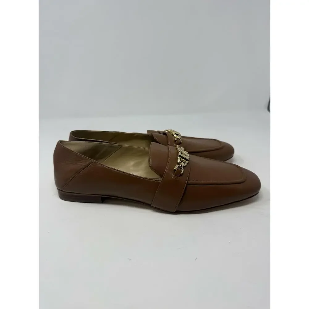 Michael Kors Women's Brown Tiffanie Loafer Luggage 9.5 M